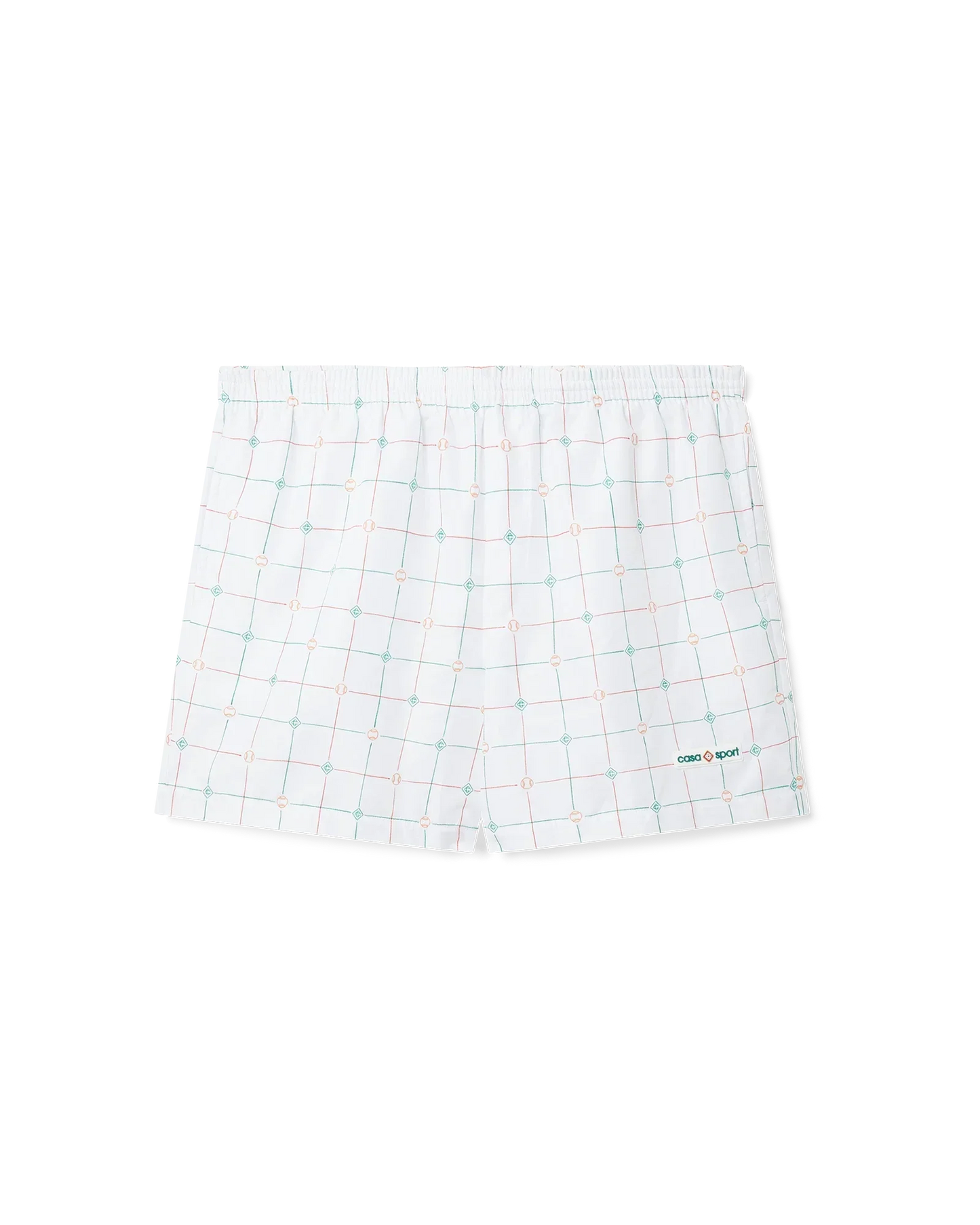 Tennis Check Swim Trunks | Casablanca Paris | Image 1
