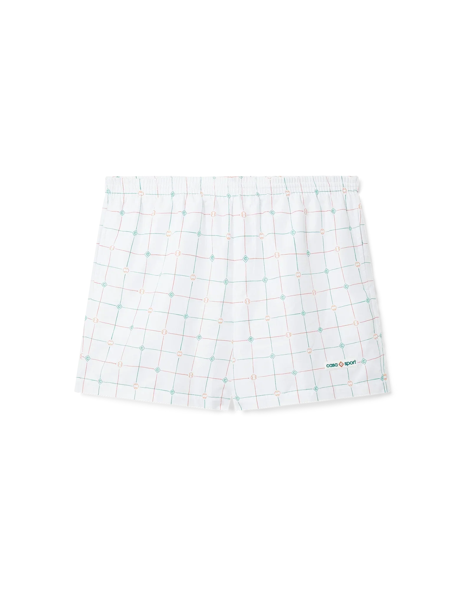 Tennis Check Swim Trunks | Casablanca Paris | Image 1