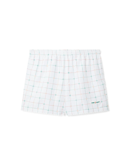 Tennis Check Swim Trunks | Casablanca Paris | Image 1