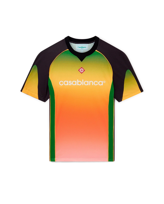 Gradient Short Sleeve Football Shirt | Casablanca Paris | Image 1