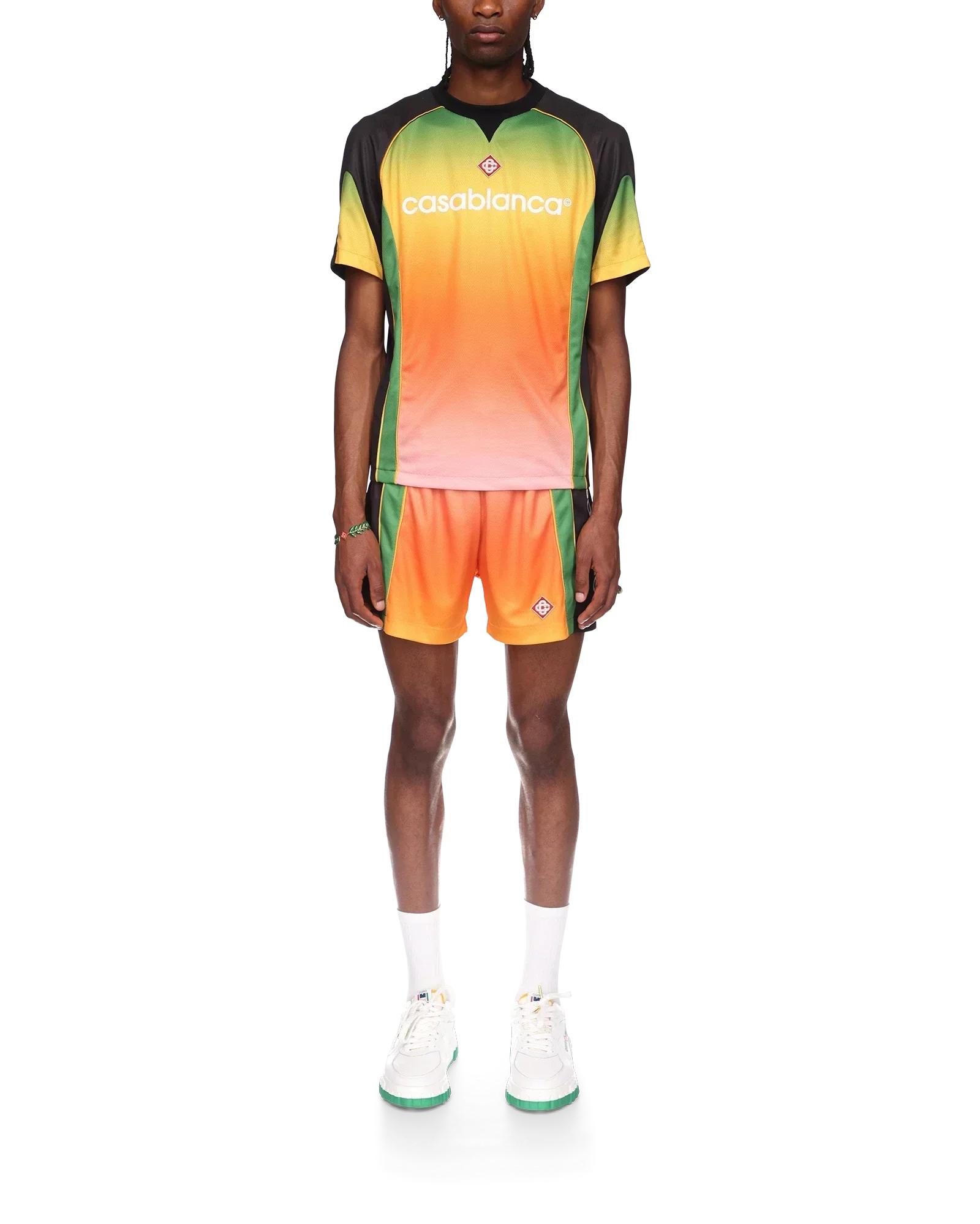 Gradient Short Sleeve Football Shirt | Casablanca Paris | Image 2