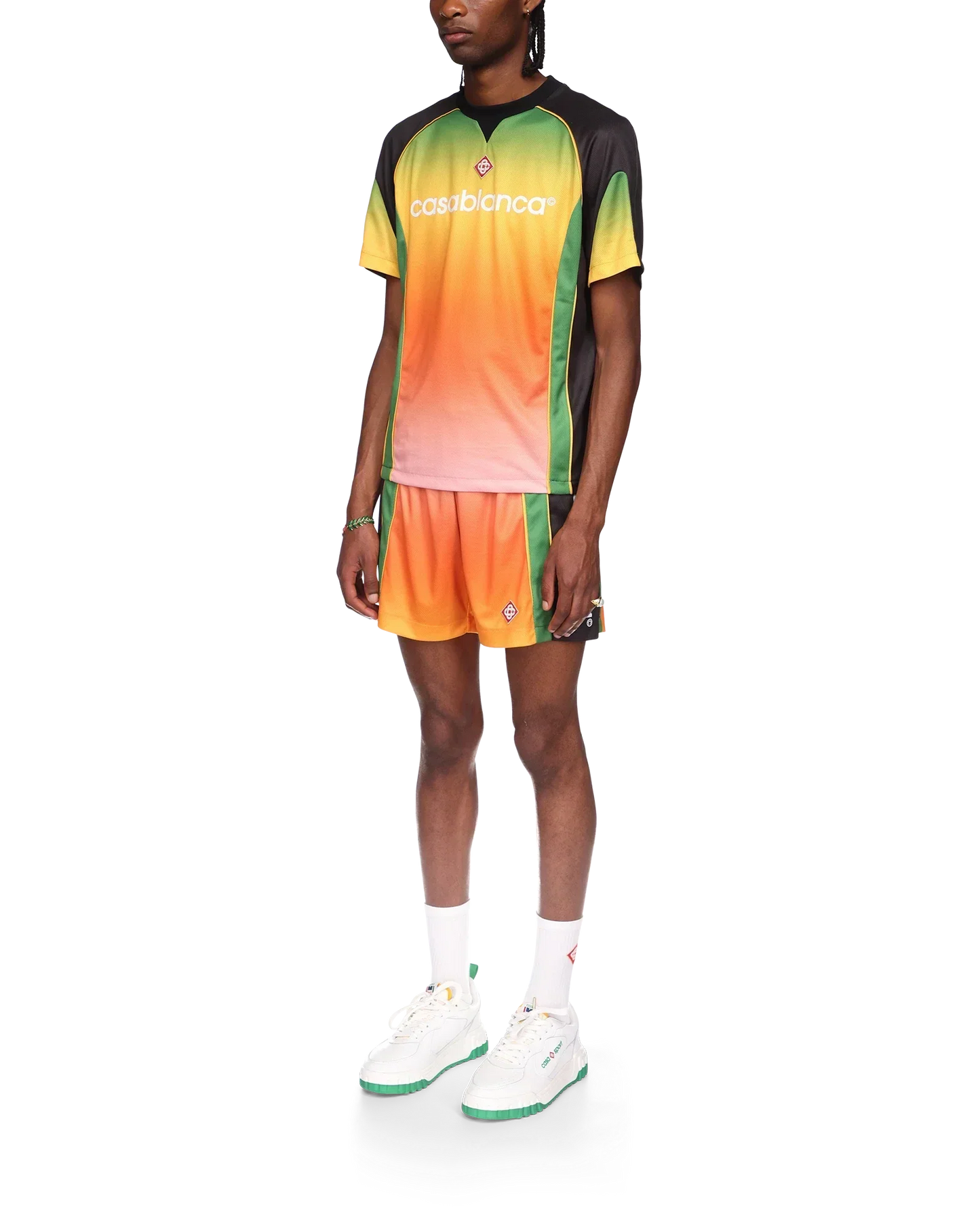 Gradient Short Sleeve Football Shirt | Casablanca Paris | Image 3