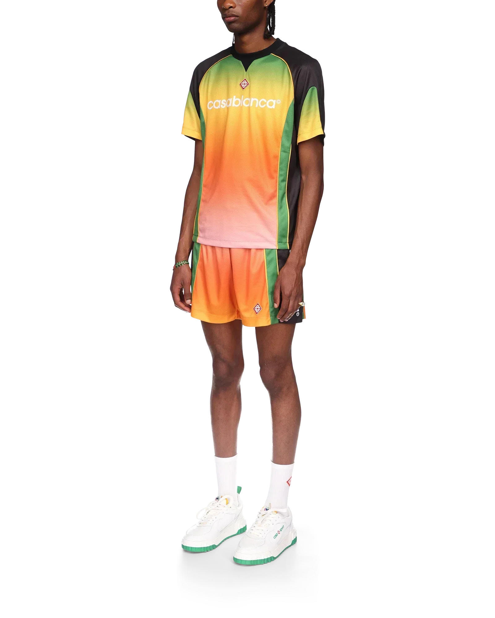 Gradient Short Sleeve Football Shirt | Casablanca Paris | Image 3