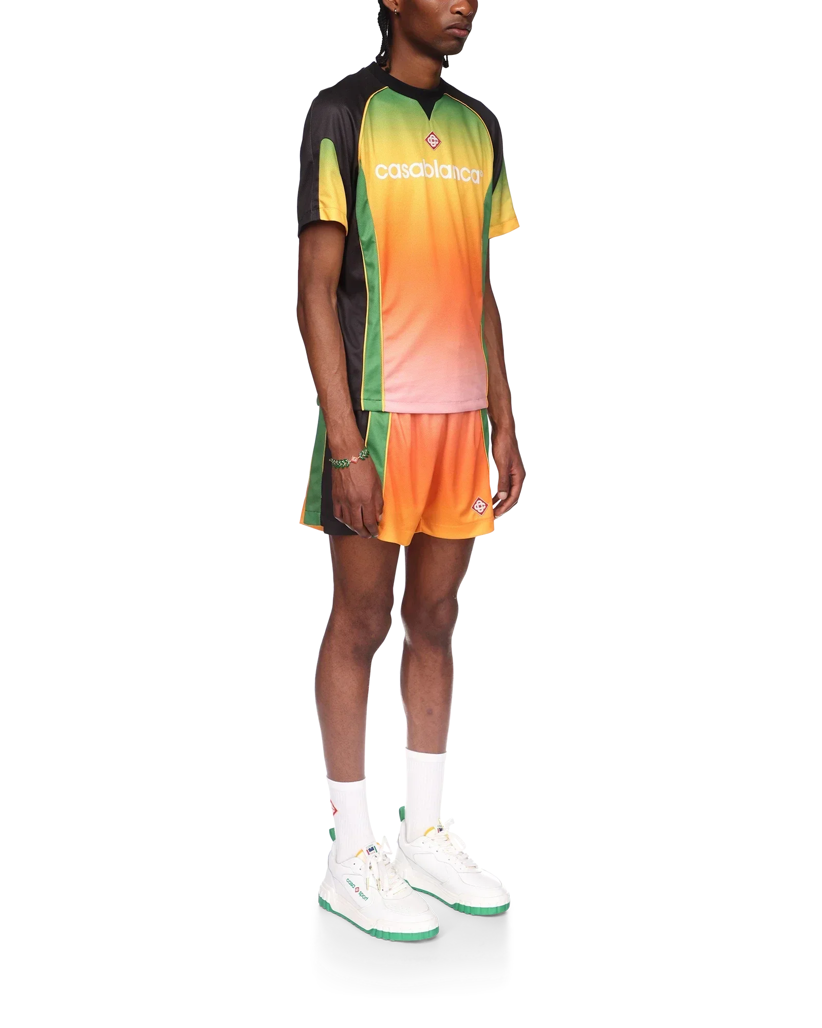 Gradient Short Sleeve Football Shirt | Casablanca Paris | Image 5