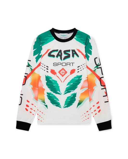Casa Moto Long Sleeve T-Shirt | Casablanca Paris | Image 1