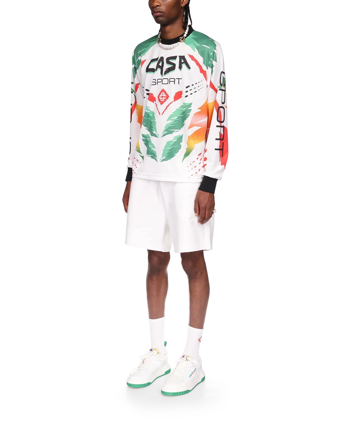 Casa Moto Long Sleeve T-Shirt | Casablanca Paris | Image 3