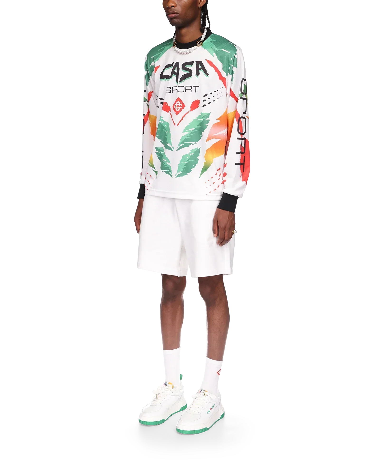 Casa Moto Long Sleeve T-Shirt | Casablanca Paris | Image 3