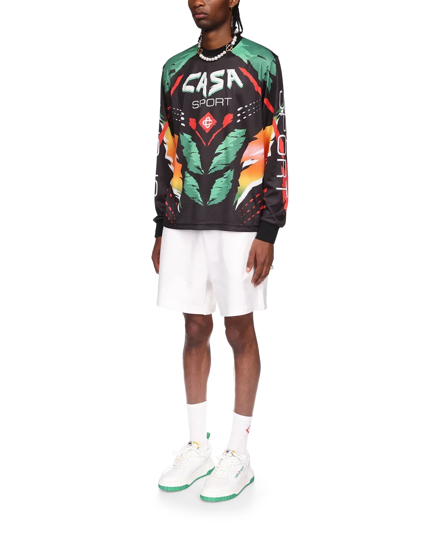 Casa Moto Long Sleeve T-Shirt | Casablanca Paris | Image 3
