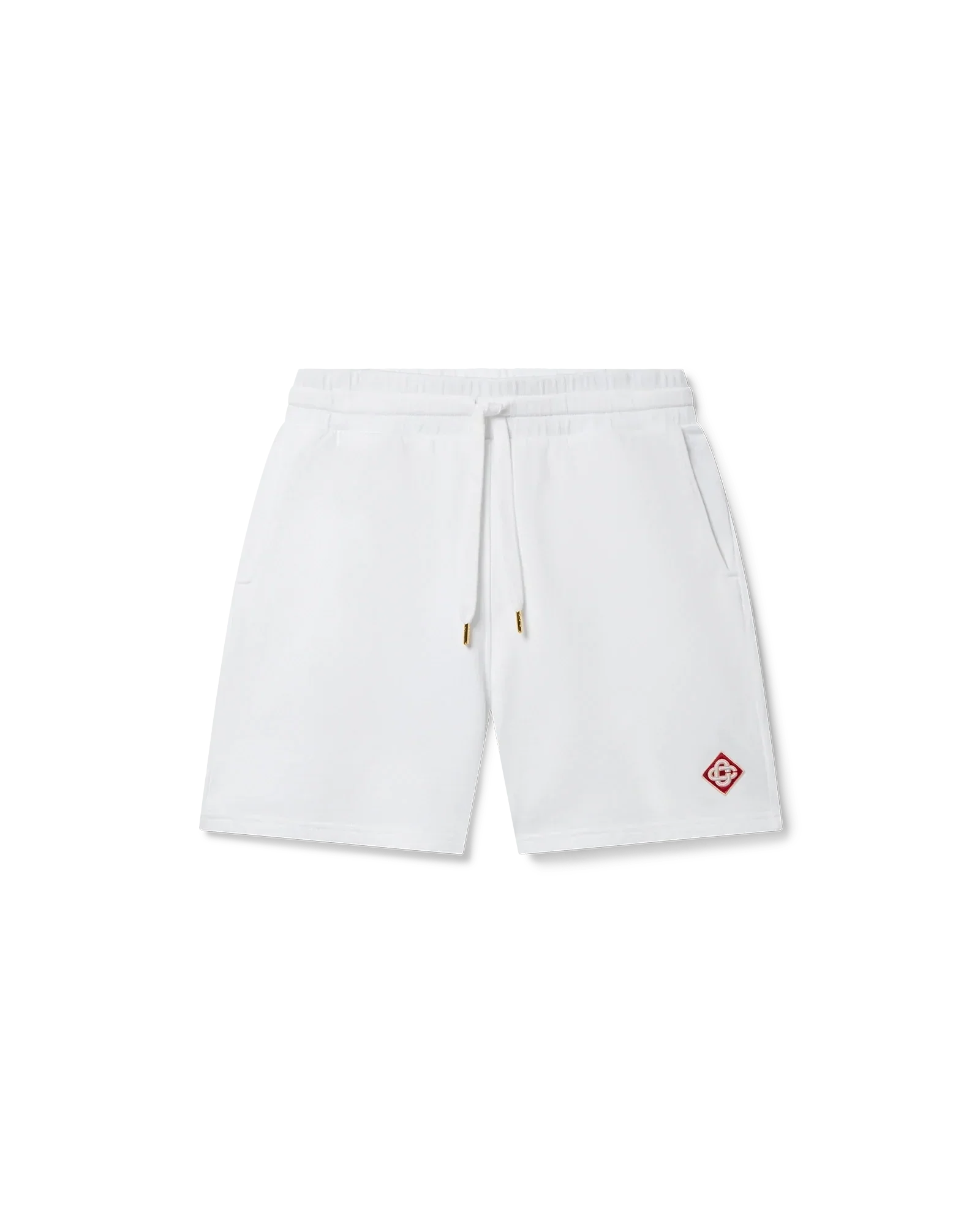 White Diamond Logo Sweatshorts | Casablanca Paris | Image 1
