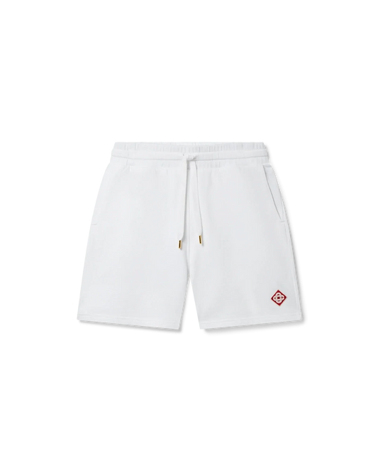 White Diamond Logo Sweatshorts | Casablanca Paris | Image 1