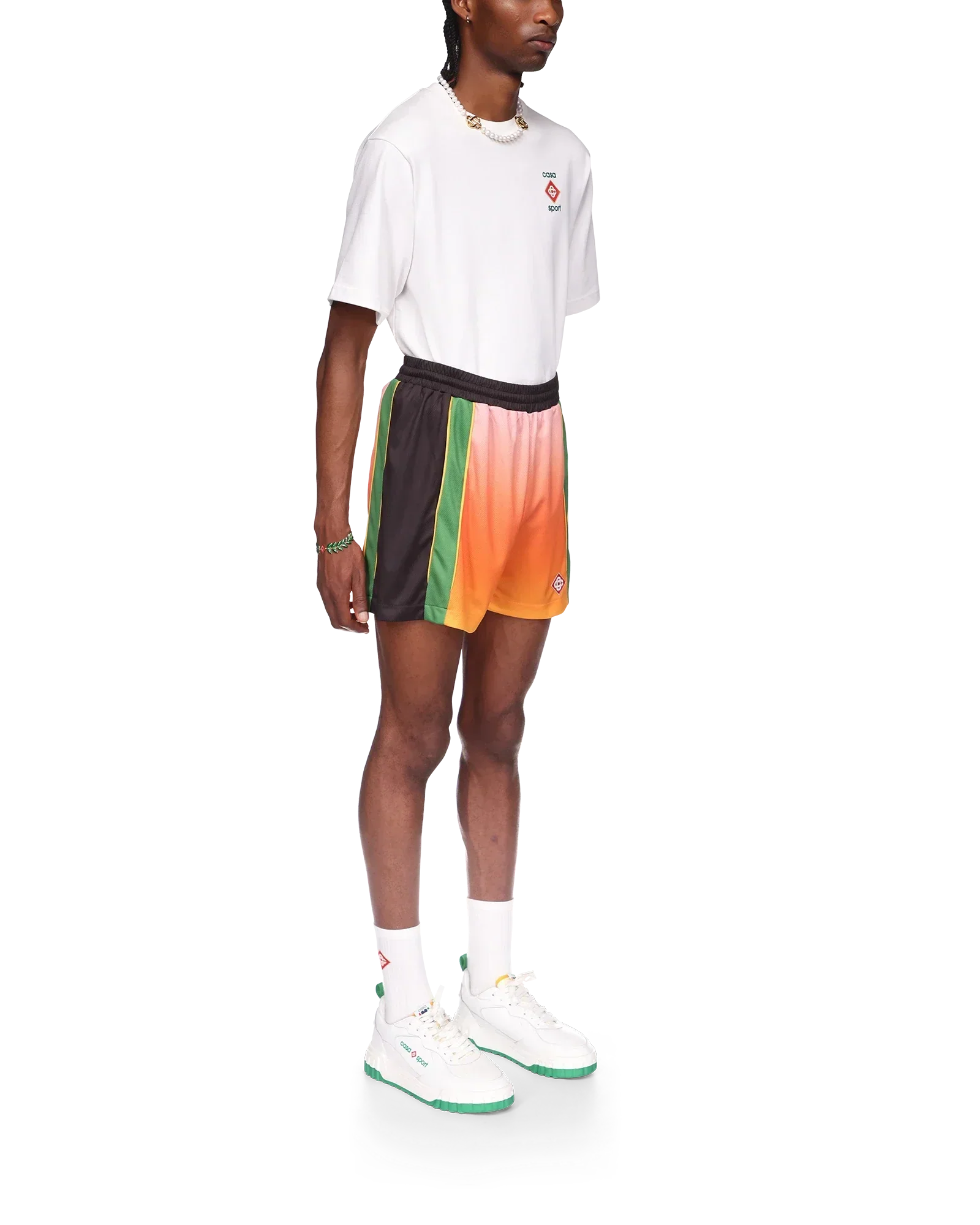 Gradient Football Shorts | Casablanca Paris | Image 5