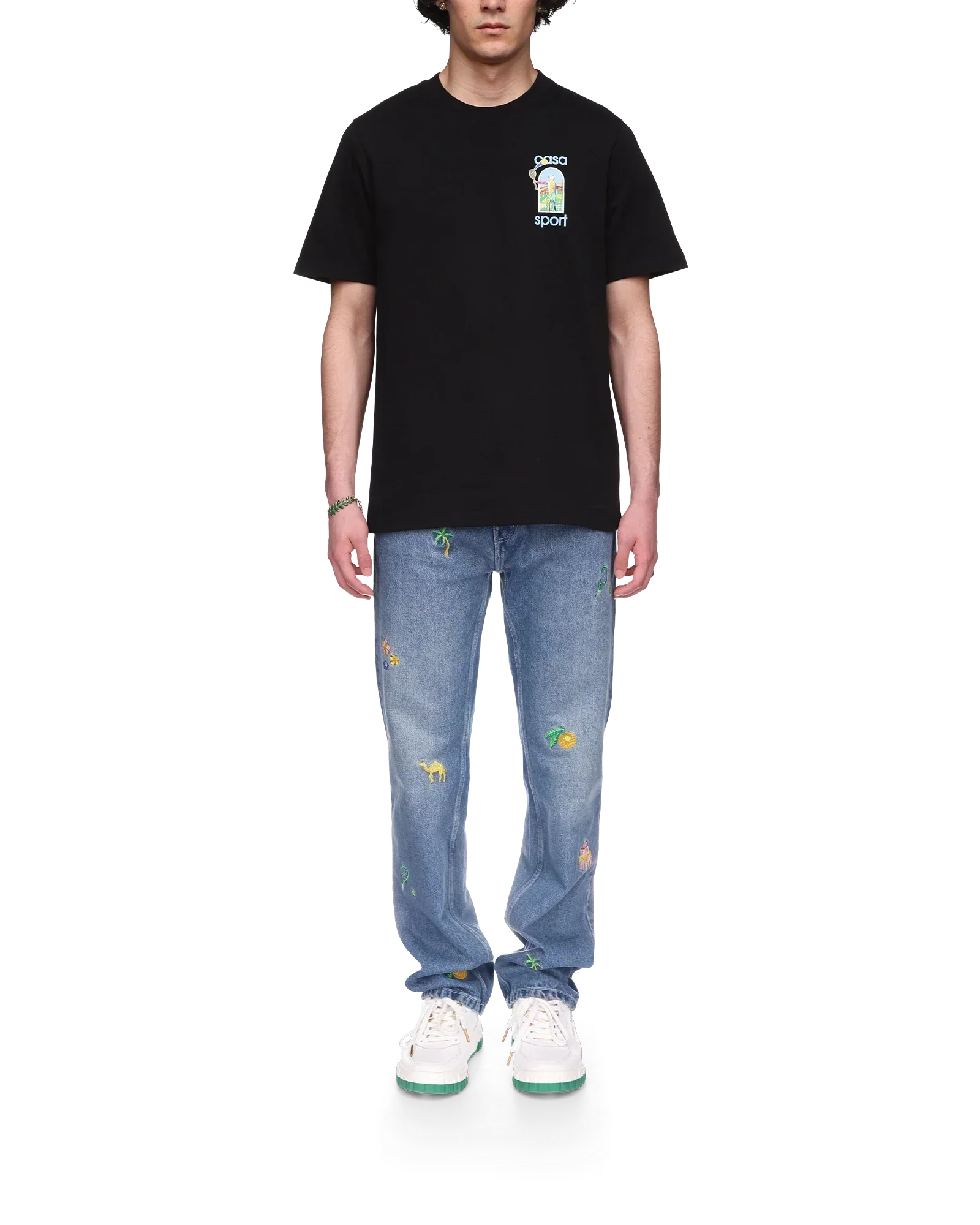 Le Jeu Colore Short Sleeve T-Shirt | Casablanca Paris | Image 2