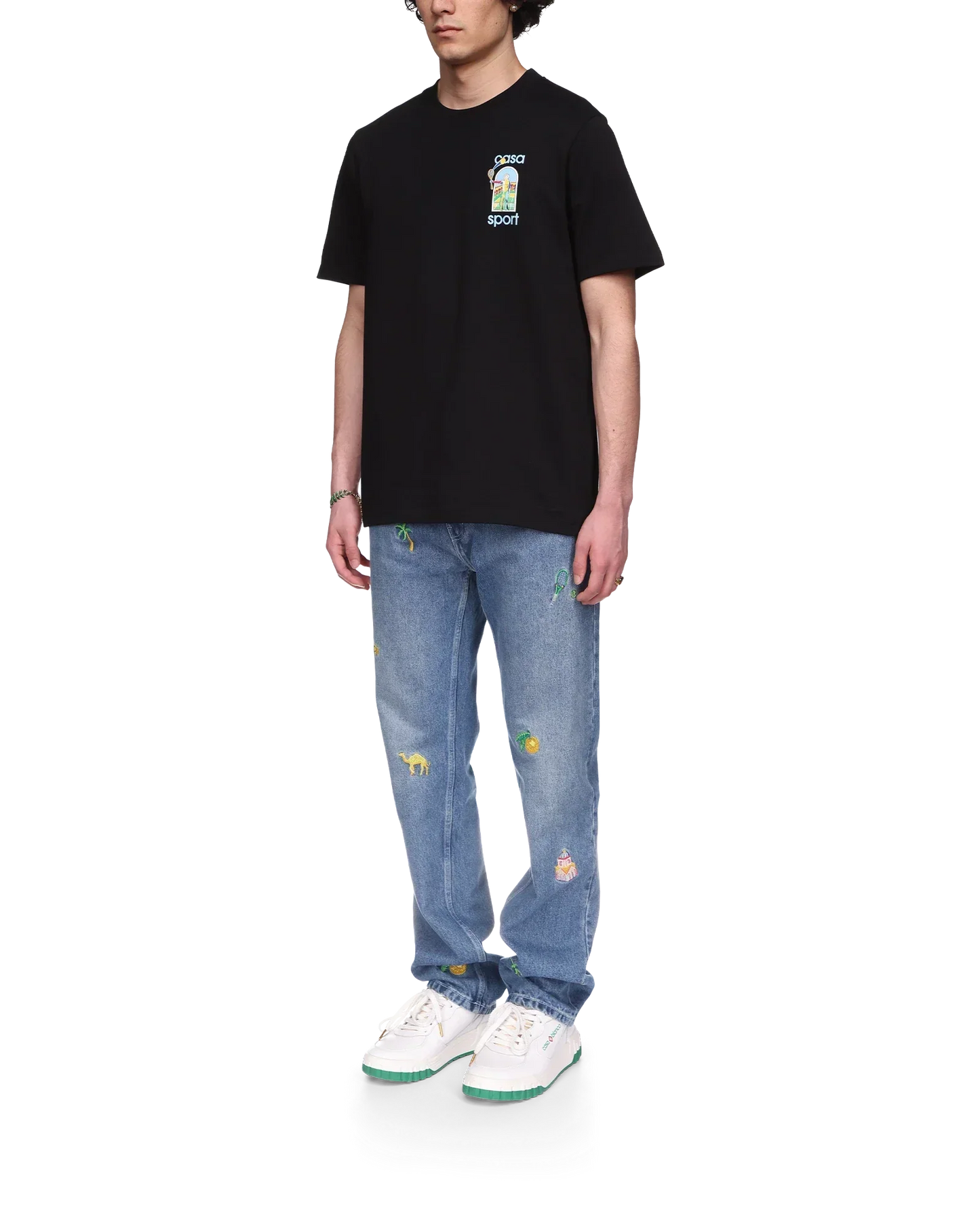 Le Jeu Colore Short Sleeve T-Shirt | Casablanca Paris | Image 5