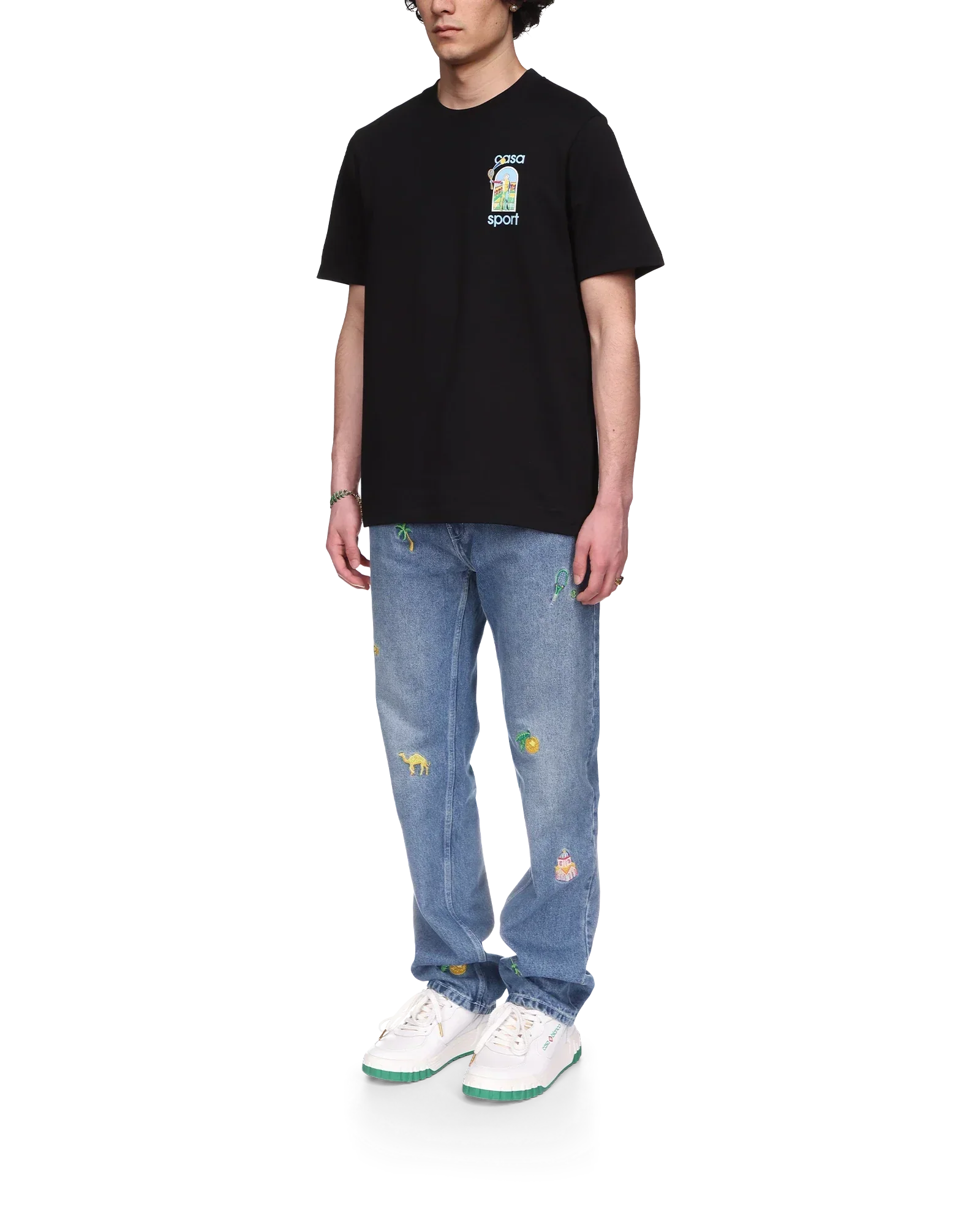 Le Jeu Colore Short Sleeve T-Shirt | Casablanca Paris | Image 5