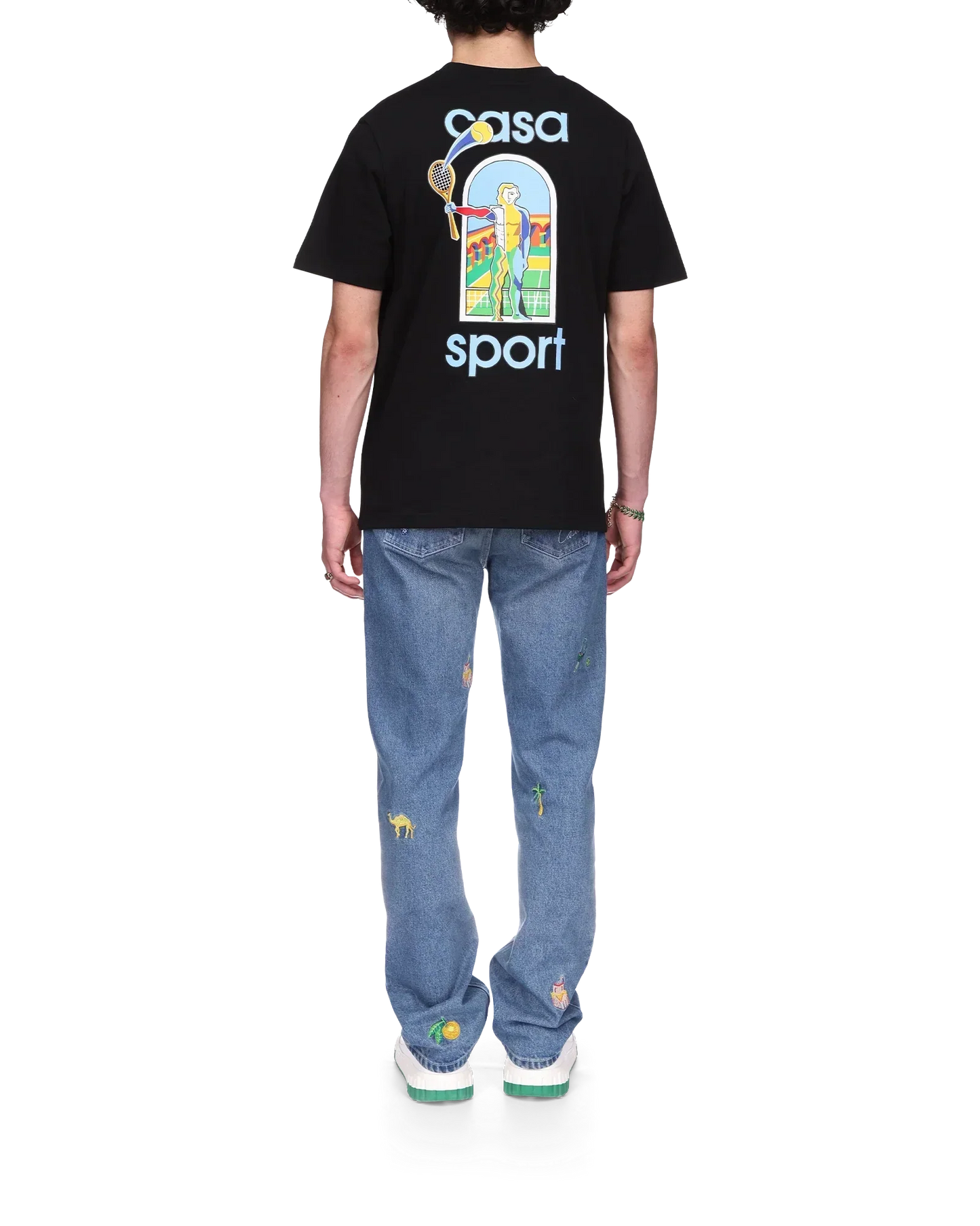 Le Jeu Colore Short Sleeve T-Shirt | Casablanca Paris | Image 4