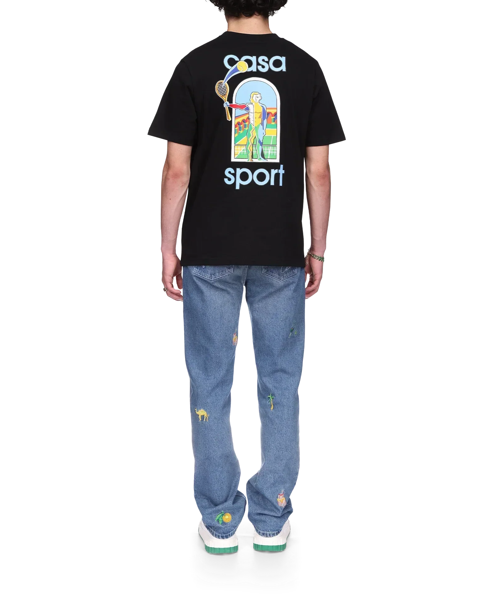 Le Jeu Colore Short Sleeve T-Shirt | Casablanca Paris | Image 4