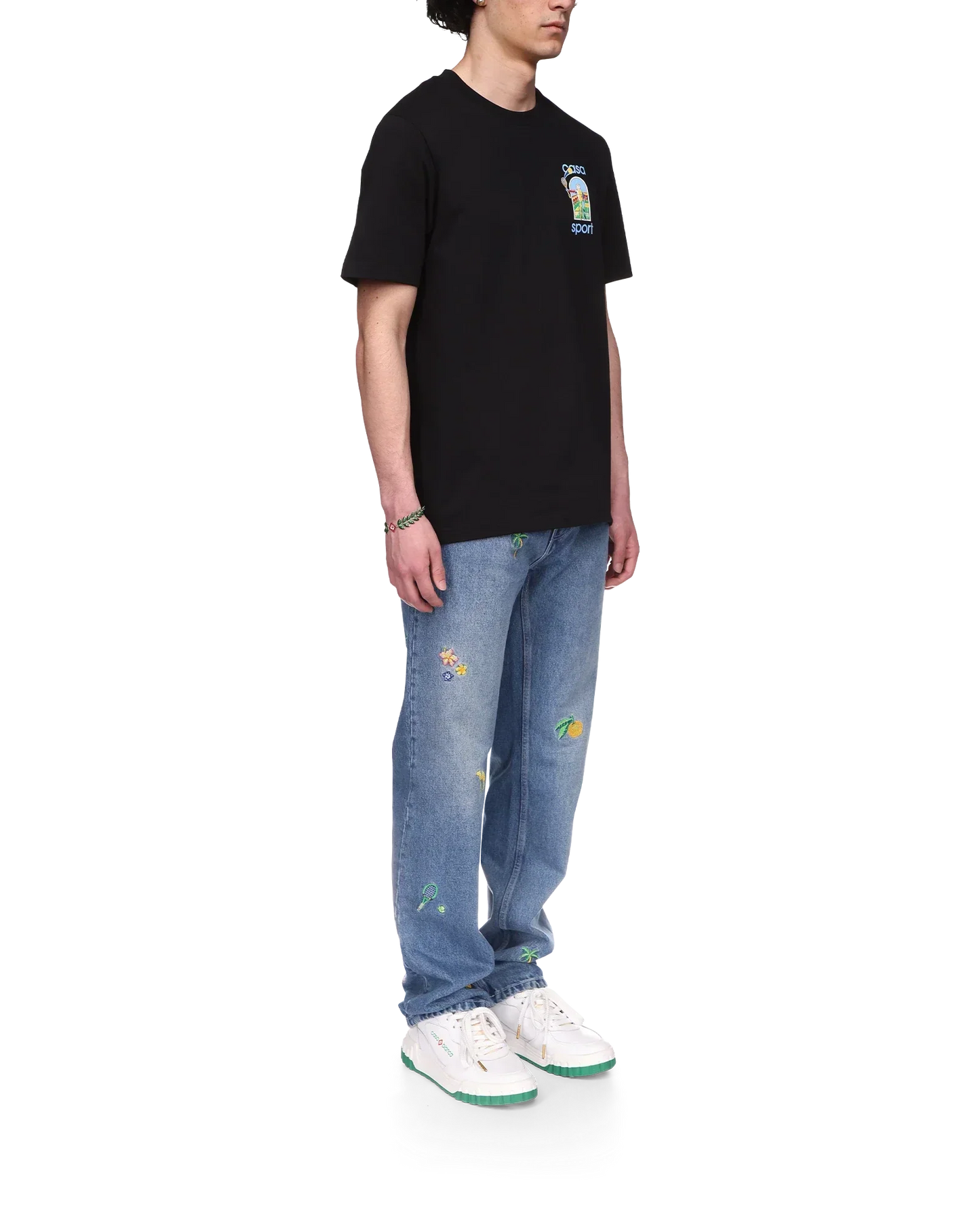 Le Jeu Colore Short Sleeve T-Shirt | Casablanca Paris | Image 3