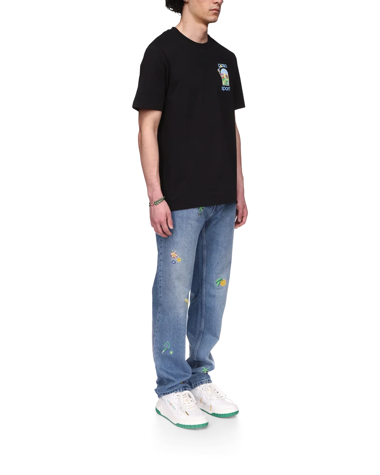 Le Jeu Colore Short Sleeve T-Shirt | Casablanca Paris | Image 3