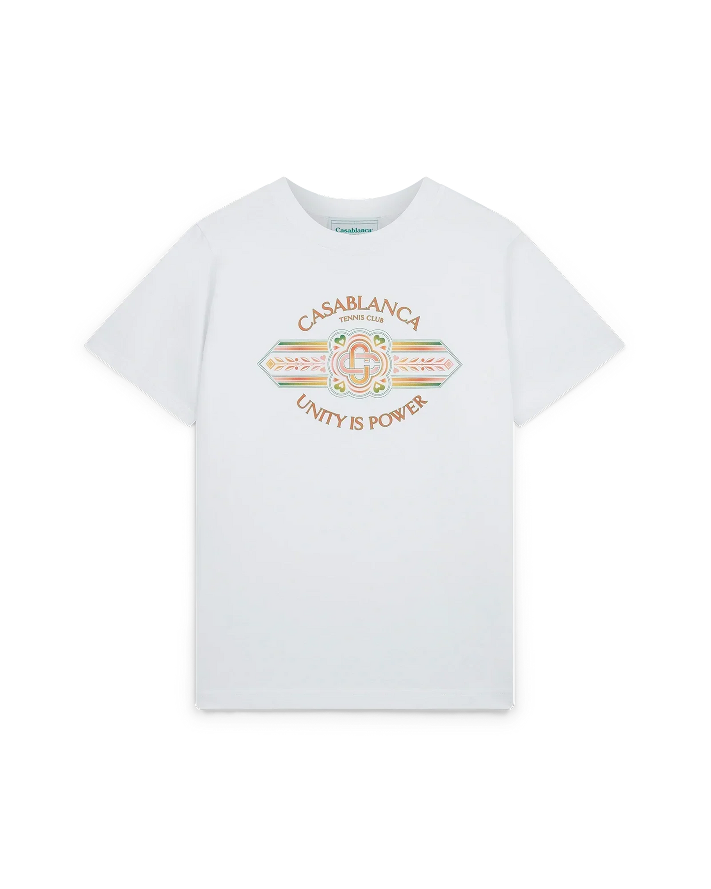 Unity Is Power Short Sleeve T-Shirt | Casablanca Paris | Image 1