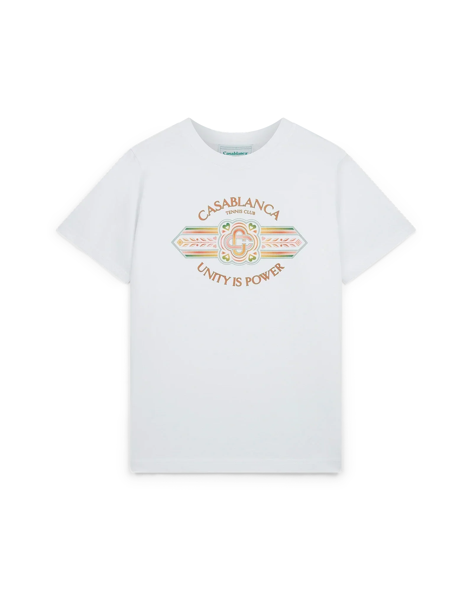 Unity Is Power Short Sleeve T-Shirt | Casablanca Paris | Image 1