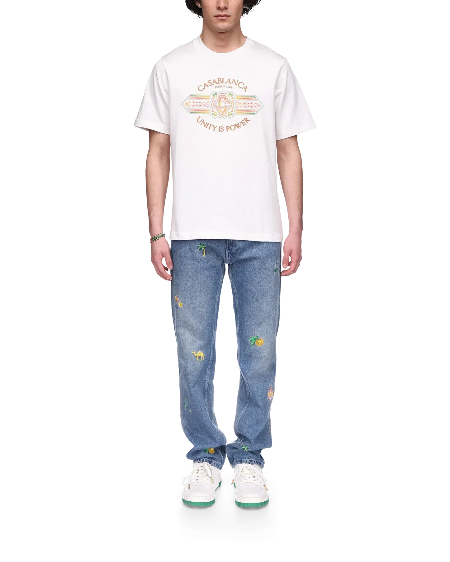 Unity Is Power Short Sleeve T-Shirt | Casablanca Paris | Image 2