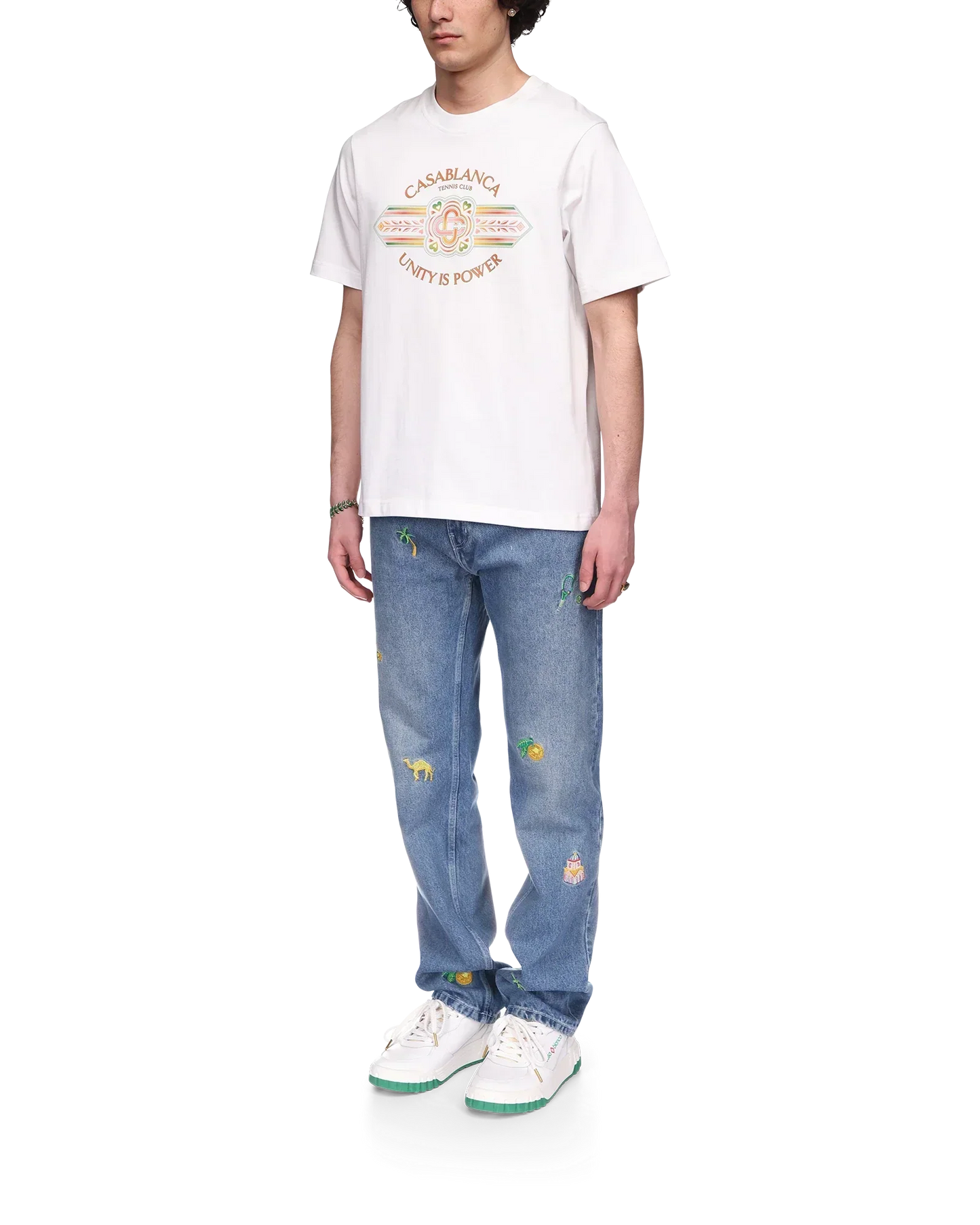 Unity Is Power Short Sleeve T-Shirt | Casablanca Paris | Image 3