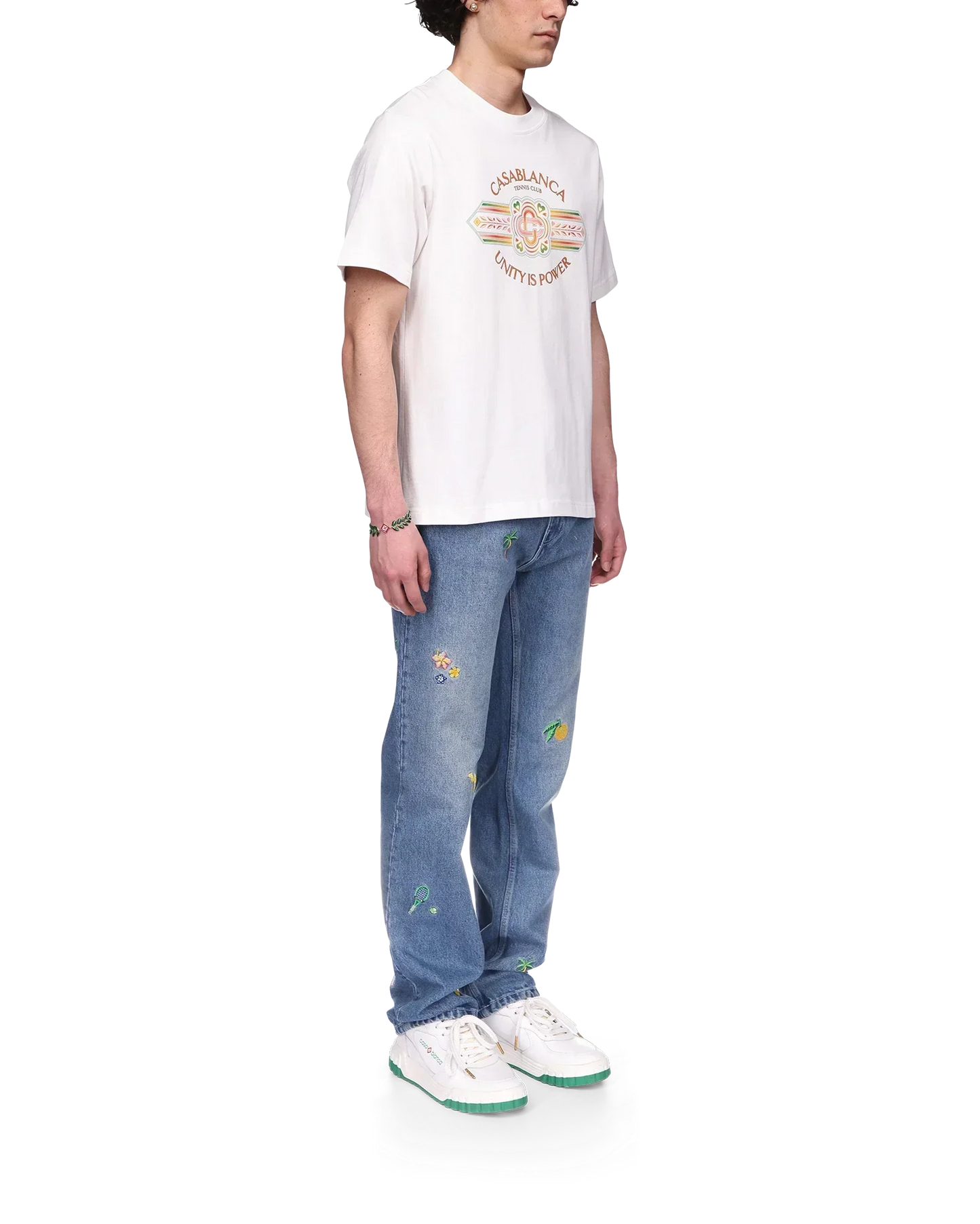 Unity Is Power Short Sleeve T-Shirt | Casablanca Paris | Image 5