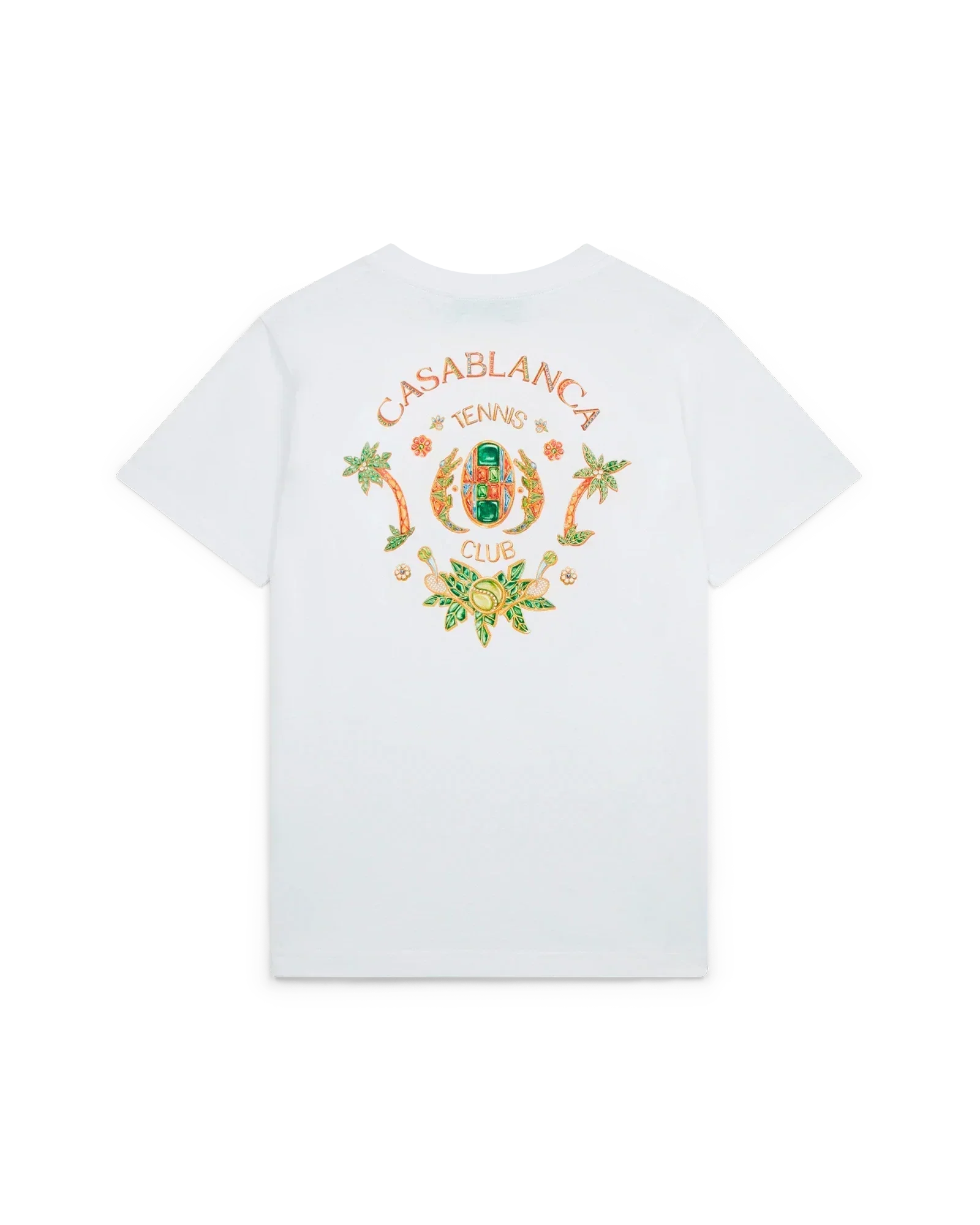 Joyaux D'Afrique Tennis Club Short Sleeve T-Shirt | Casablanca Paris | Image 1