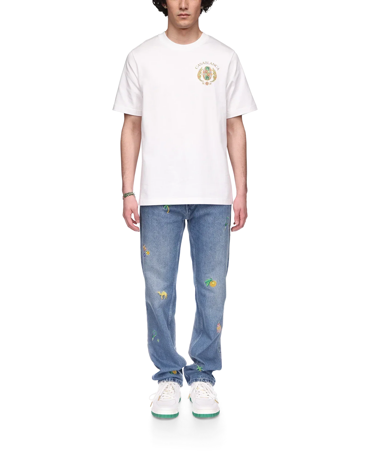 Joyaux D'Afrique Tennis Club Short Sleeve T-Shirt | Casablanca Paris | Image 4