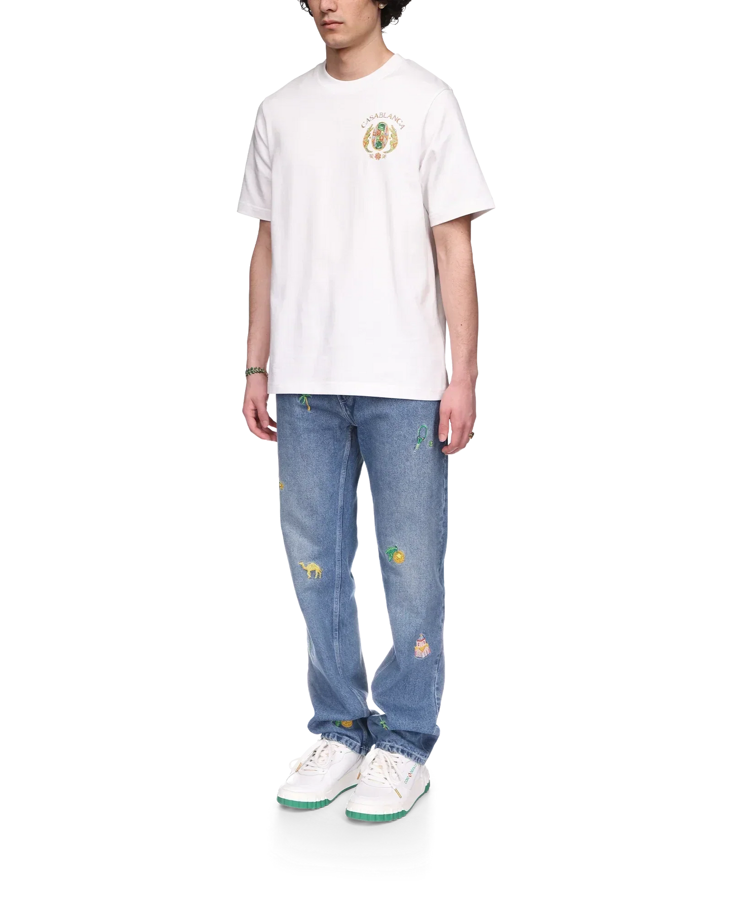 Joyaux D'Afrique Tennis Club Short Sleeve T-Shirt | Casablanca Paris | Image 5