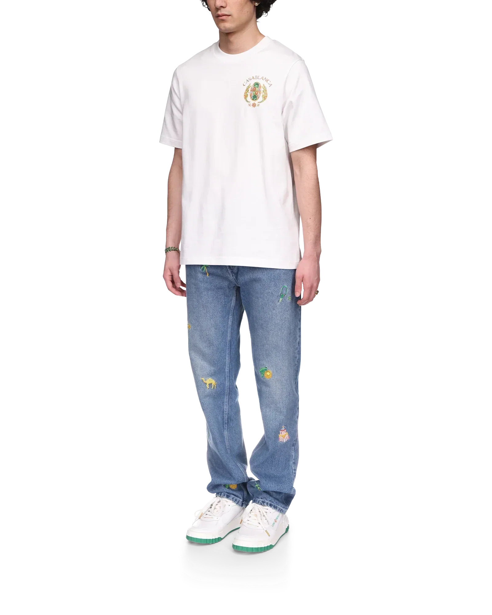 Joyaux D'Afrique Tennis Club Short Sleeve T-Shirt | Casablanca Paris | Image 5