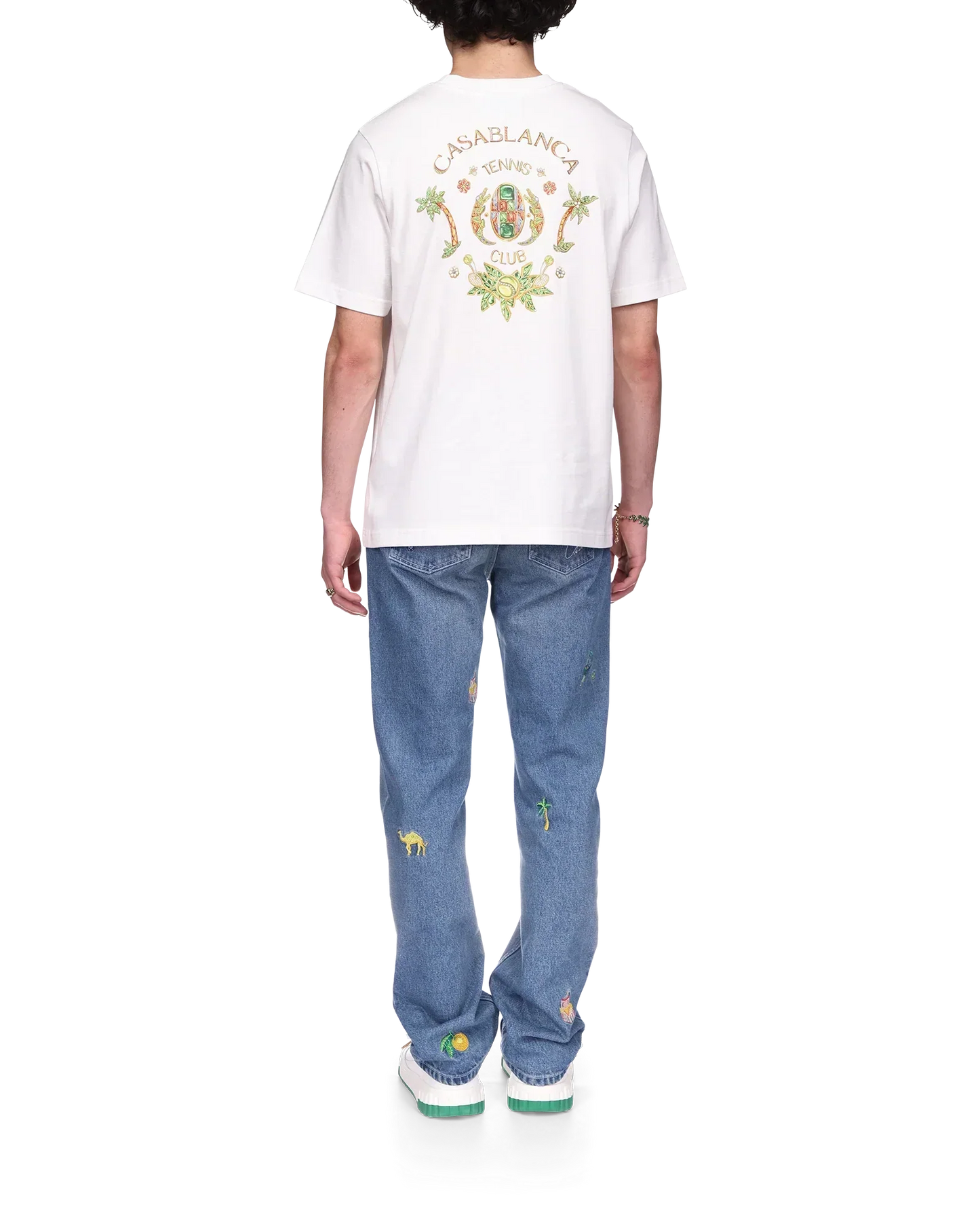 Joyaux D'Afrique Tennis Club Short Sleeve T-Shirt | Casablanca Paris | Image 2