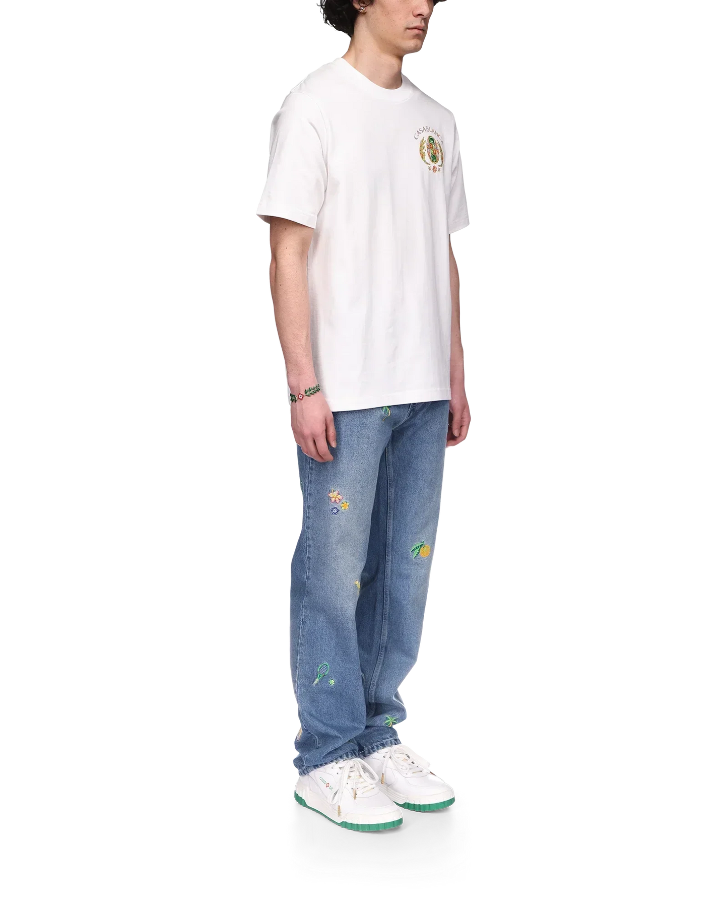 Joyaux D'Afrique Tennis Club Short Sleeve T-Shirt | Casablanca Paris | Image 3