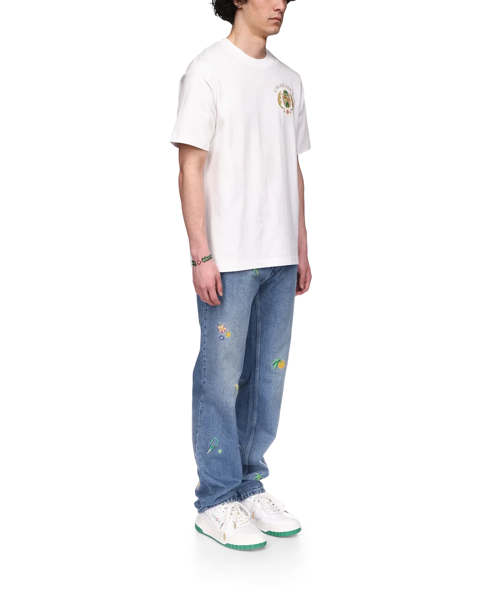 Joyaux D'Afrique Tennis Club Short Sleeve T-Shirt | Casablanca Paris | Image 3