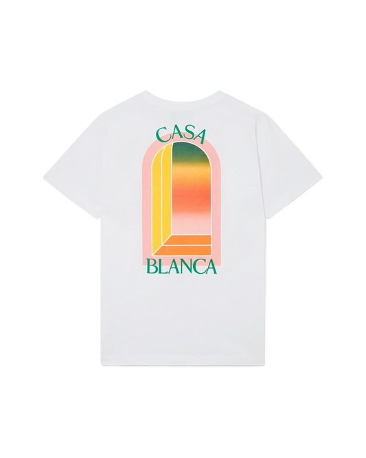 Gradient L'Arche Short Sleeve T-Shirt | Casablanca Paris | Image 1