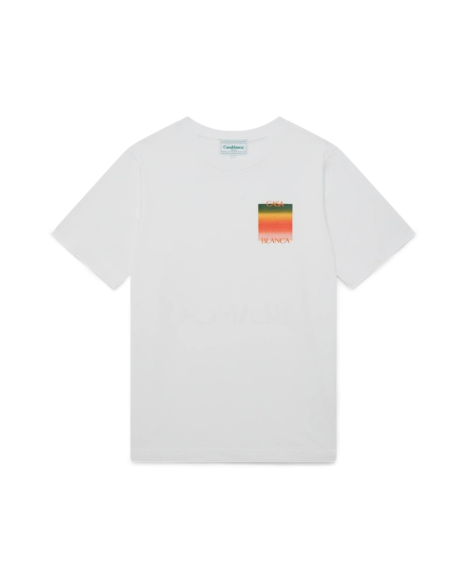 Gradient Casa Logo Short Sleeve T-Shirt | Casablanca Paris | Image 2