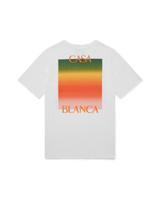 Gradient Casa Logo Short Sleeve T-Shirt | Casablanca Paris | Image 1