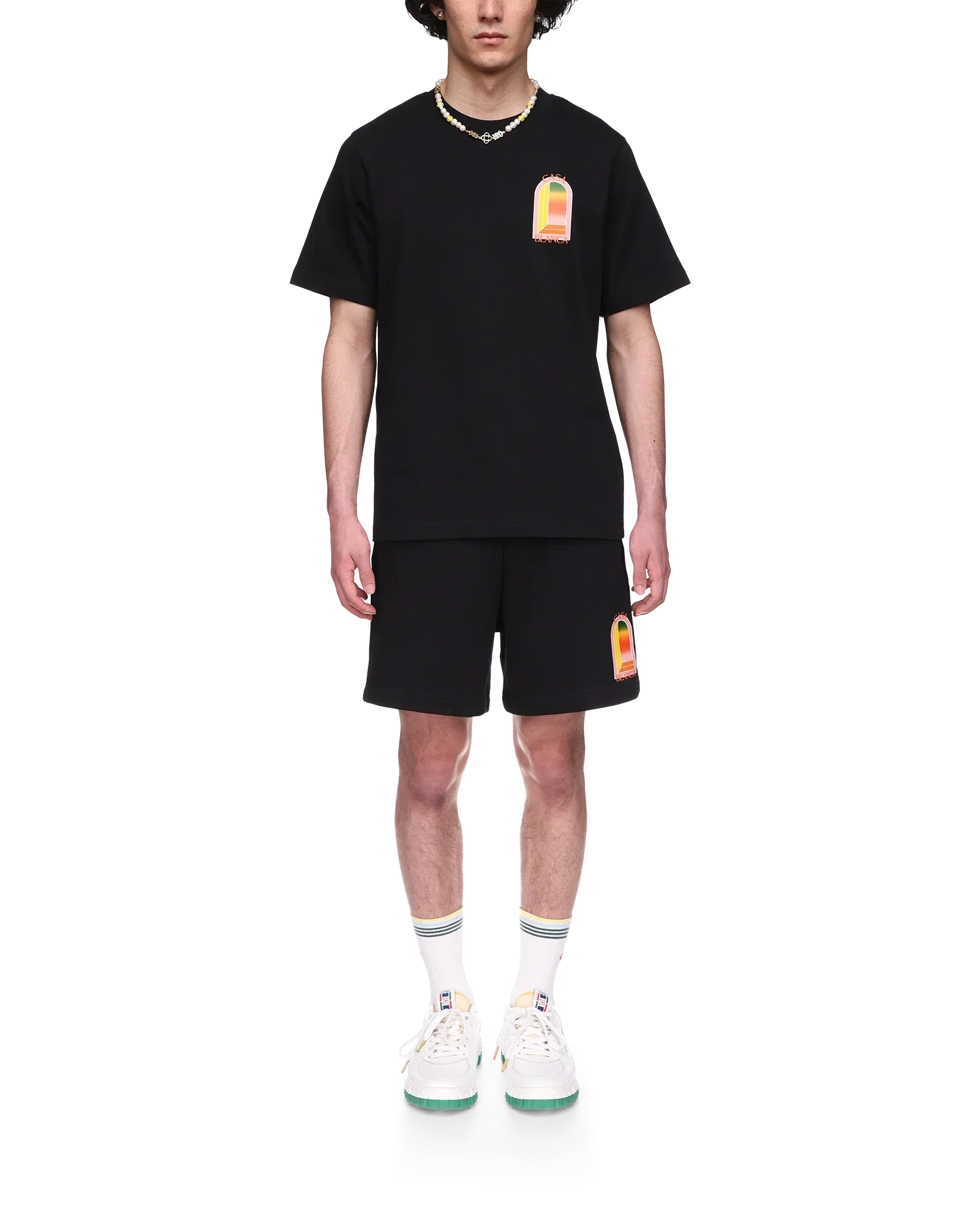 Gradient L'Arche Short Sleeve T-Shirt | Casablanca Paris | Image 4