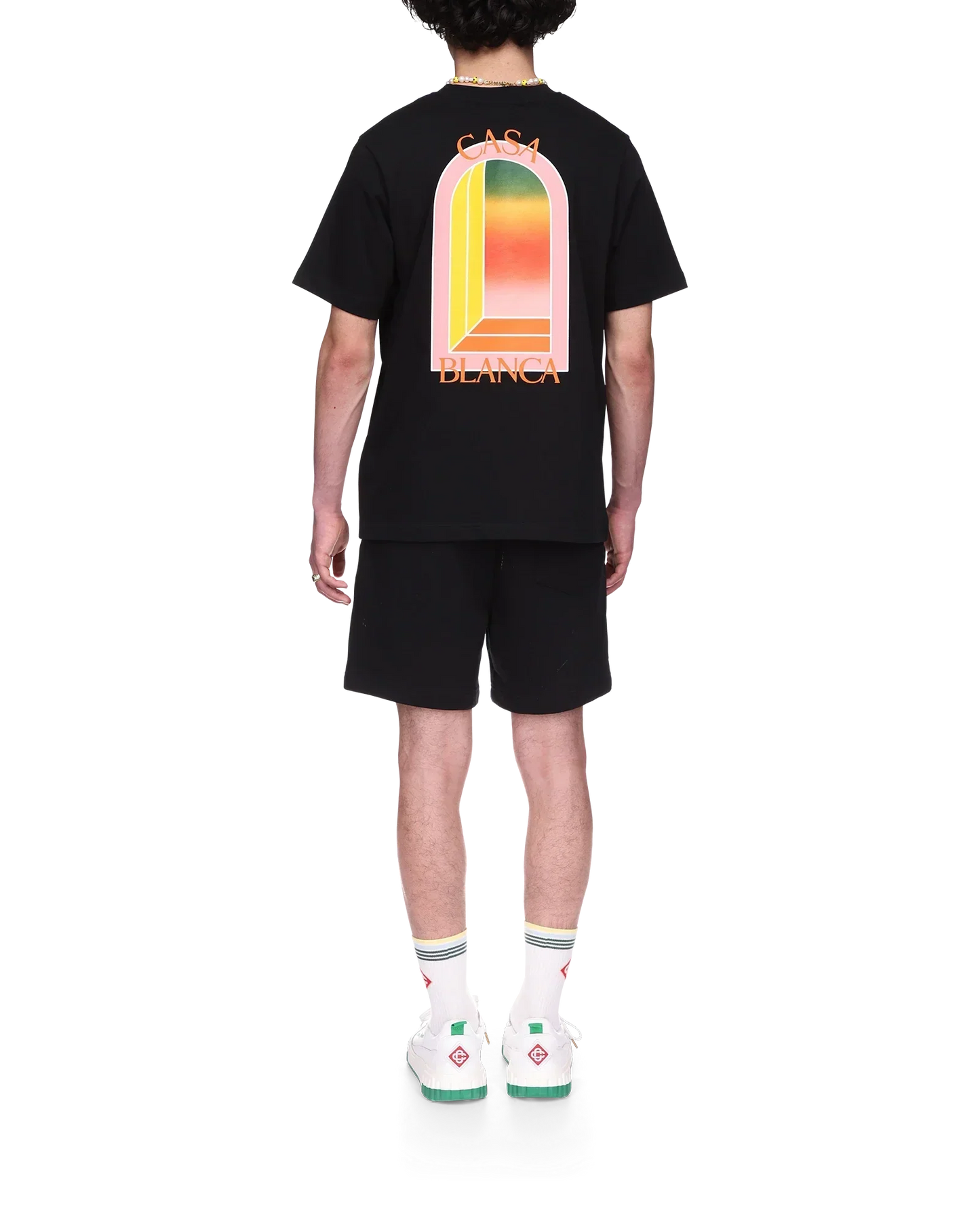 Gradient L'Arche Short Sleeve T-Shirt | Casablanca Paris | Image 2