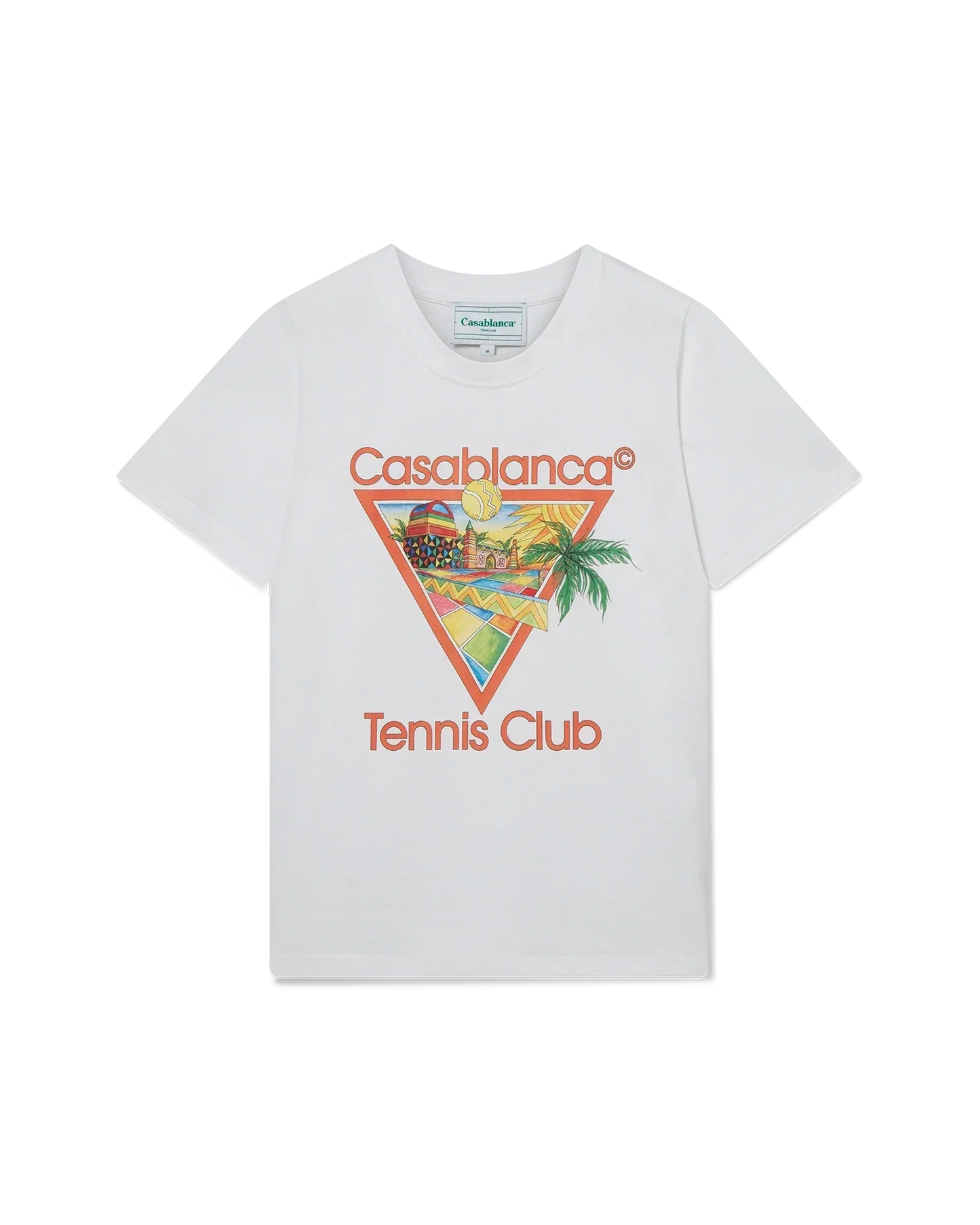 Afro Cubism Tennis Club Short Sleeve T-Shirt | Casablanca Paris | Image 1