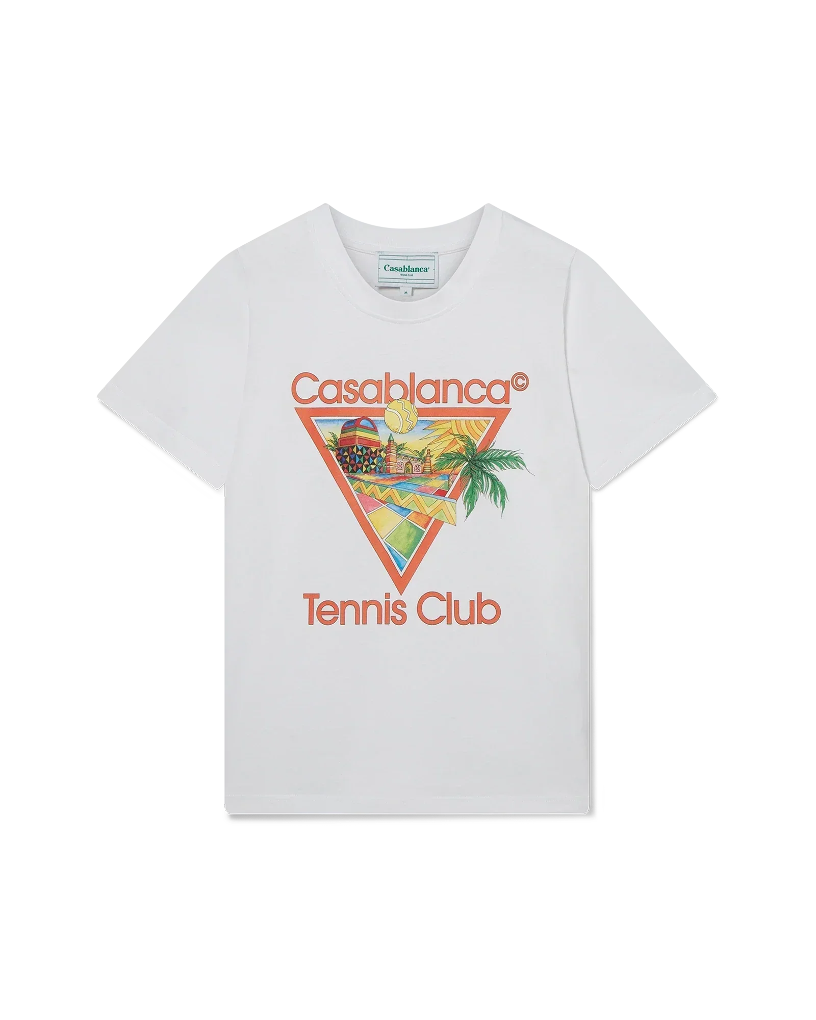 Afro Cubism Tennis Club Short Sleeve T-Shirt | Casablanca Paris | Image 1