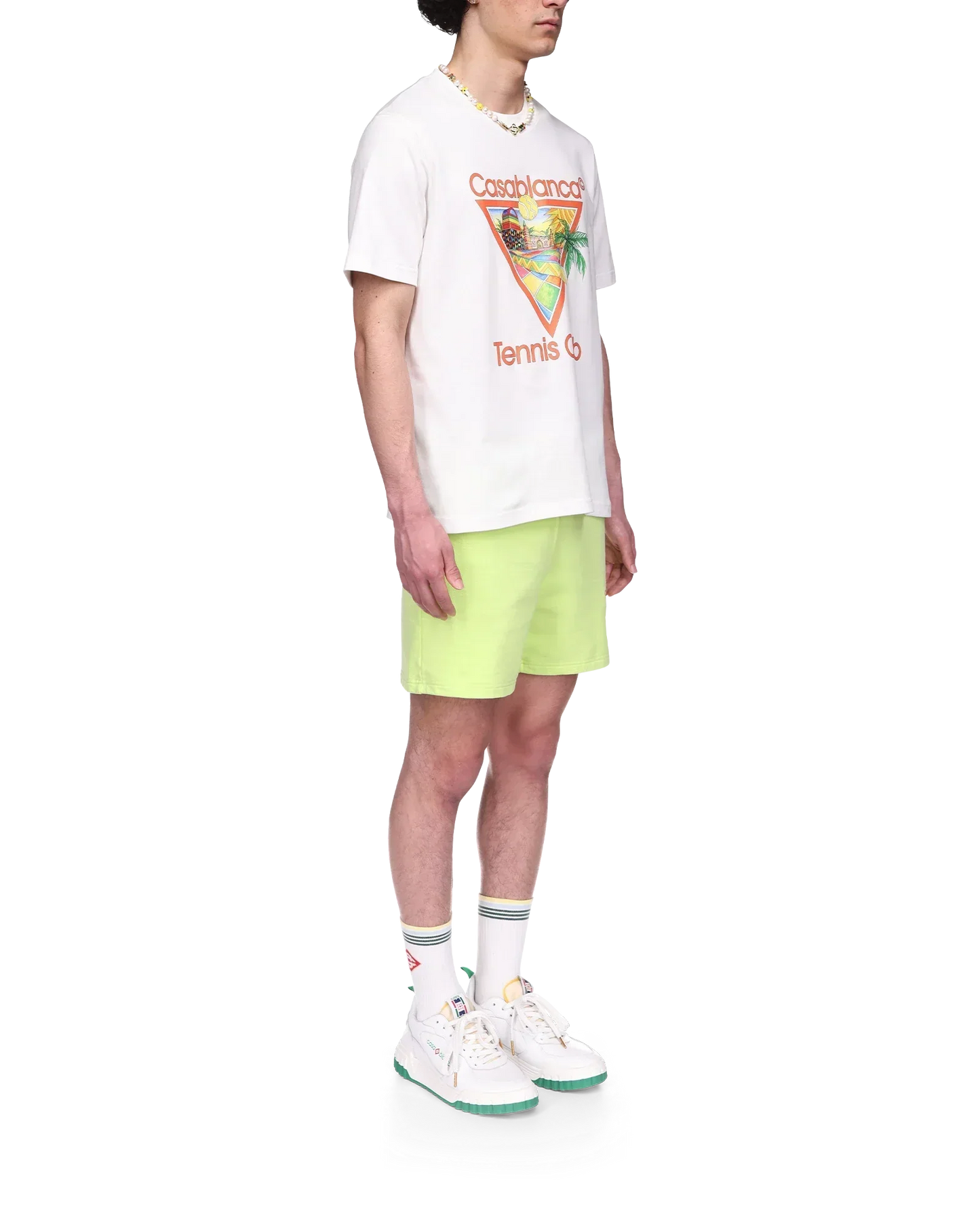 Afro Cubism Tennis Club Short Sleeve T-Shirt | Casablanca Paris | Image 5
