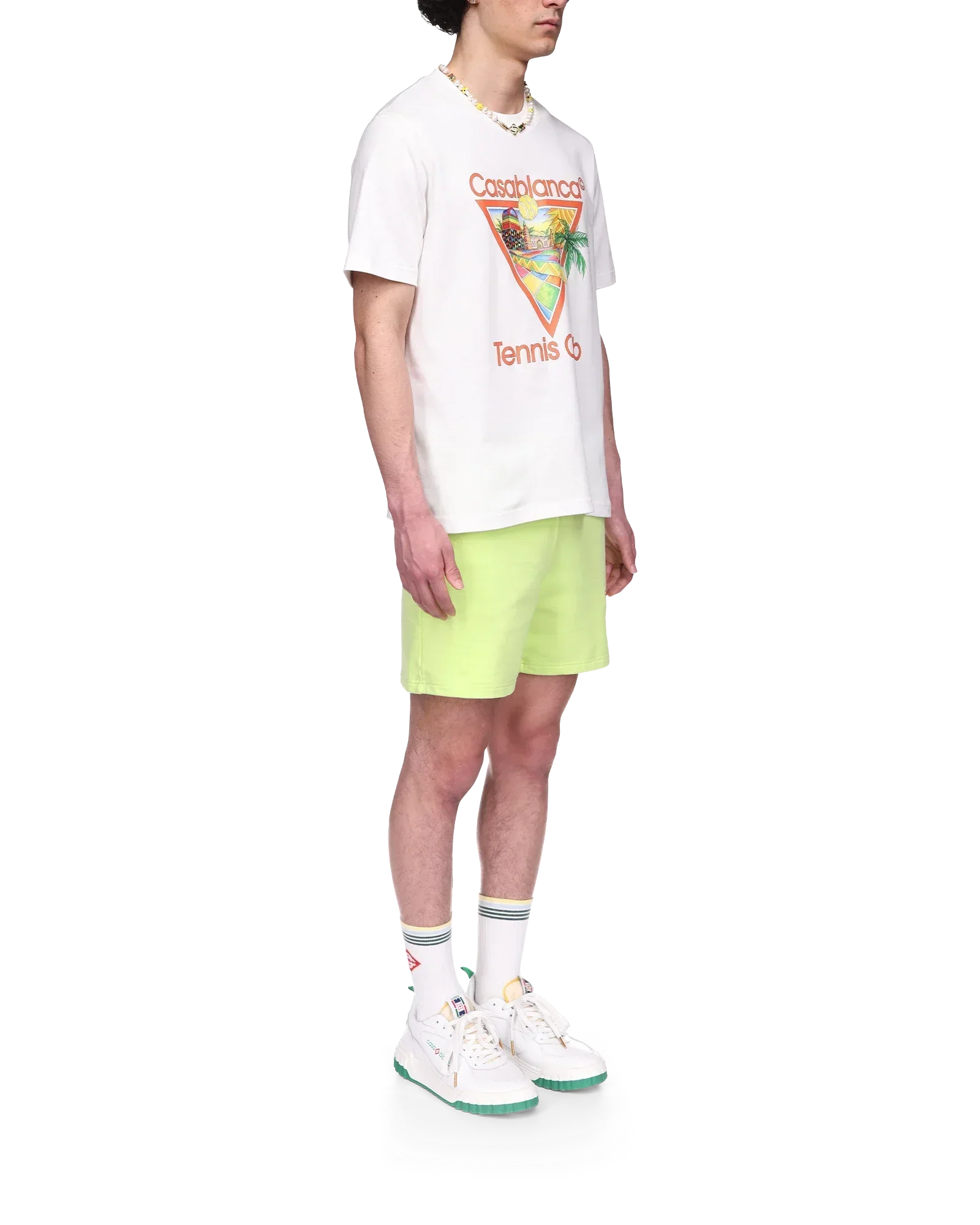Afro Cubism Tennis Club Short Sleeve T-Shirt | Casablanca Paris | Image 5