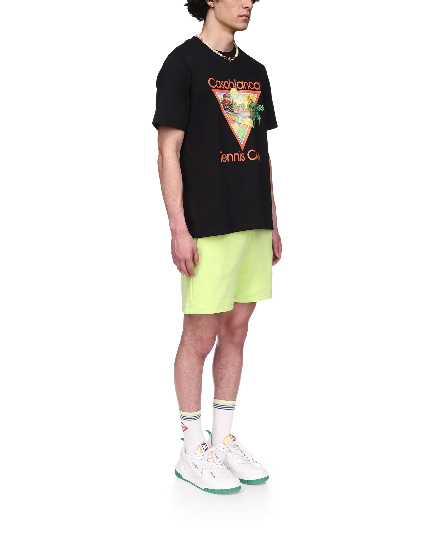 Afro Cubism Tennis Club Short Sleeve T-Shirt | Casablanca Paris | Image 5