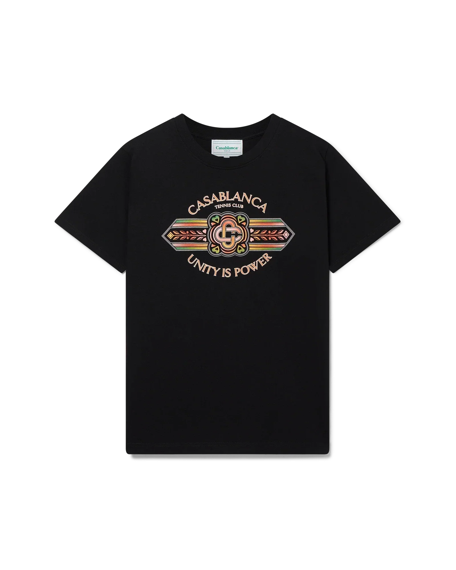 Unity Is Power Short Sleeve T-Shirt | Casablanca Paris | Image 1