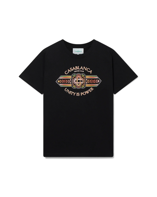 Unity Is Power Short Sleeve T-Shirt | Casablanca Paris | Image 1