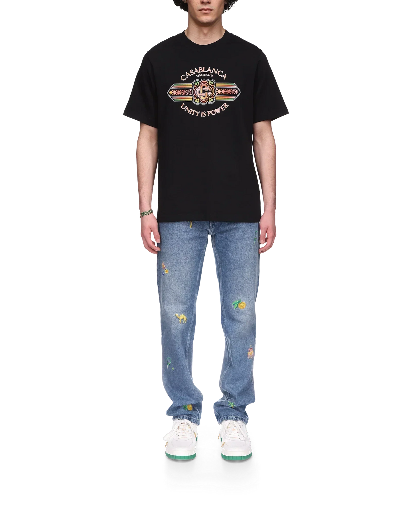 Unity Is Power Short Sleeve T-Shirt | Casablanca Paris | Image 2