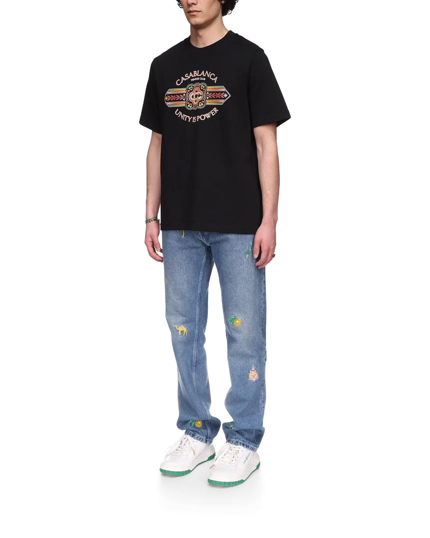 Unity Is Power Short Sleeve T-Shirt | Casablanca Paris | Image 3