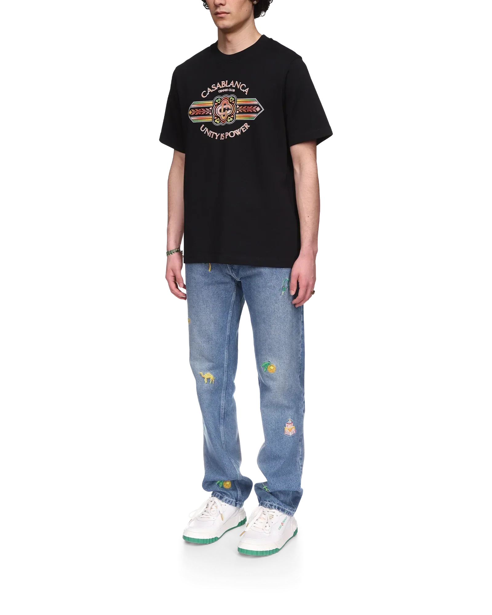 Unity Is Power Short Sleeve T-Shirt | Casablanca Paris | Image 3