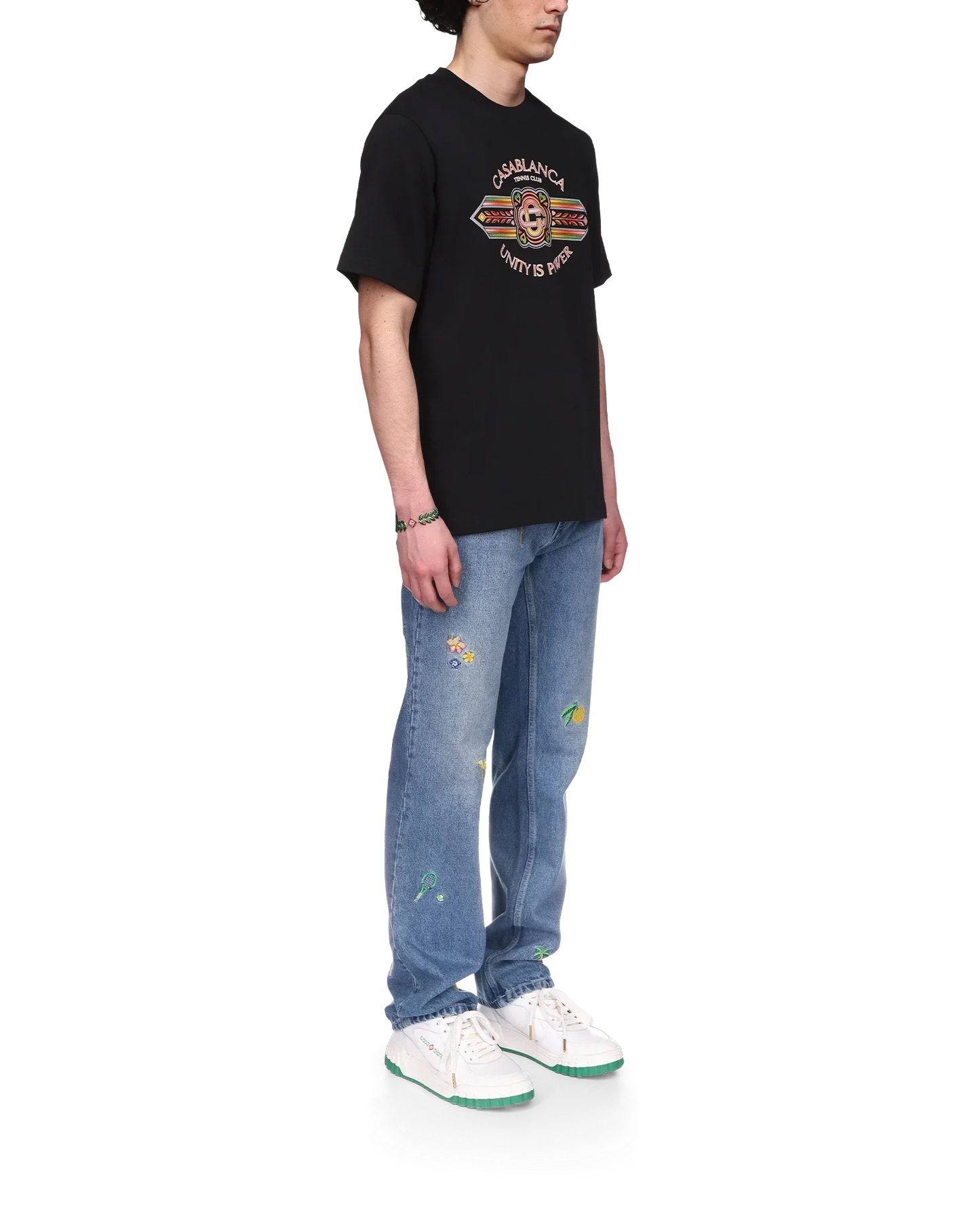 Unity Is Power Short Sleeve T-Shirt | Casablanca Paris | Image 5